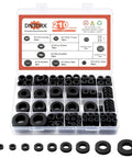210 Piece Rubber Grommet Kit With Nine Sizes For Wiring Electrical Appliance Plumbing And Automotive Cord Organization Built Tough