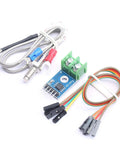 5V MAX6675 K Type Thermocouple Temperature Sensor Module with SPI Serial Output for Arduino and Raspberry Pi, cables attached