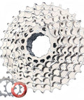 Beefed Up 8 Speed Bicycle Cassette 11-32T 11-36T 11-40T 11-42T for Mountain Bike and Road Bicycle Nickel Plated Steel Freewheel