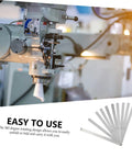 Hella Precise Dual Marked Thickness Gauge And Professional Feeler Gauge Set For Auto Repair And Woodworking on a precision machine with blades.