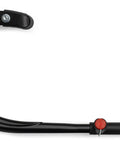 Rear Mounted Kickstand For Adult Bikes Black Durable Aluminum Alloy With Adjustable Height Easy Installation Anti Slip Foot Pad And Universal Fit Without Factory Mount Includes Hardware Stable Upright Parking