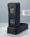 Mavic 3 Battery Charging Hub 100W For DJI Mavic 3 Series with placeholder battery on a marble surface.