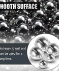2 Pack 45mm Chrome Steel Bearing Balls For Precision Bearings And Bicycle Parts, smooth chrome steel balls, corrosion resistant