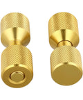 Pipe Fitter Flange Alignment Pin Set 1-1/8 Inch Two-Hole Dowel Pins For ASME Flange Aligner Kit Gold Finish