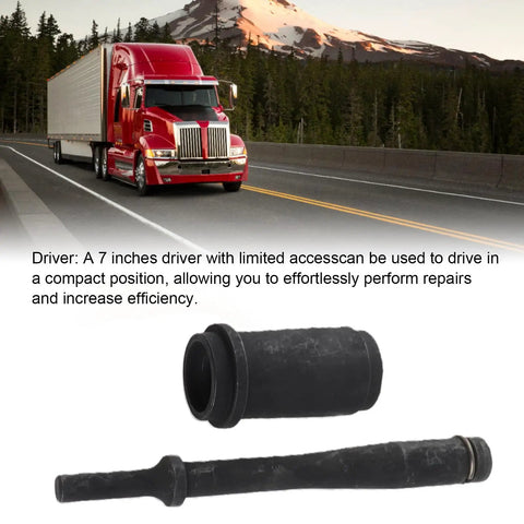 Short Pin Bushing Driver Set For Trucks And Trailers Pneumatic Bushing Removal And Installation Kit with red truck