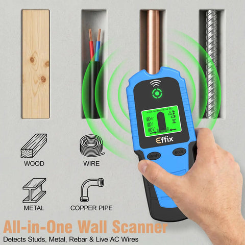 Nail Your Home Improvements With This Heavy Duty Stud Finder Wall Scanner 5 In 1 Electronic Detector For Wood Joists Ac Wiring Metal Pipes Drywall Straight Shooting Precision Guaranteed