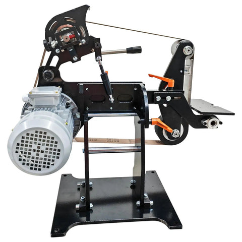 Kick Butt In The Workshop With This 2Hp Variable Speed Belt Sander Grinder featuring a copper motor and heavy-duty build.