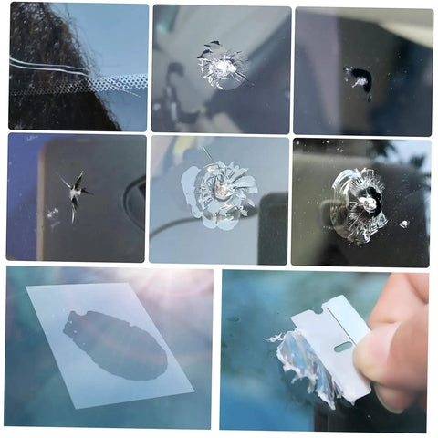 Quick Fix Windshield Chip Kit For Auto Glass Repair And Car Windshield Crack Scratch Repair Tool Set For DIY Friendly Easy At Home Windshield Restoration And Auto Glass Maintenance