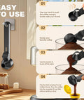 Mess Free Two Tablespoon Coffee Scoop With Built In Funnel For Reusable K Cup Pods shown with step-by-step use instructions