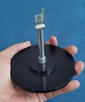 Hand holding Aluminum Alloy Suction Cup Adapter For Reciprocating Saws Saber Saw Curved Saw Tools Attachment with Easy Mount