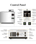 Control panel of Heavy Duty 88 Liter Ultrasonic Cleaning Machine For Garage Crew Engine Blocks Bearings Rust Grease Extraction.