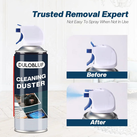Go To Compressed Air Duster For Keyboard And Electronics Laptop And PC Cleaning Blower Dust Remover for Computers Cars
