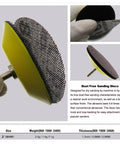 20 Pack Of 2 Inch Mesh Sanding Discs Hook And Loop With Dust Free Sharp Grinding For Smoother Woodwork Finishing On Any Project Surface - Close-up of sanding disc.