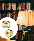 8 Pack 1/4-27 Lamp Finials, Shade Cap For Lamp Shade Bracket Harp Top, Finial Knob, Lamp Shade Screw Cap, Iron Lamp Fittings