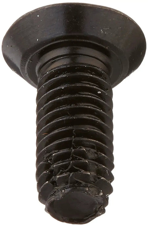 Heavy Duty Steel Thread Cutting Screws Built Tough As Nails With Phillips Drive Black Oxide Finish Type F Point Flat Head for 10-32 size.