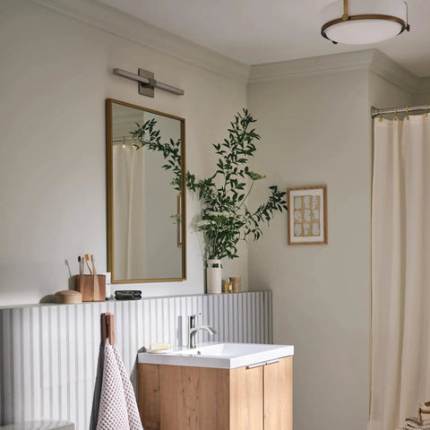 Karis Spot Resist Brushed Nickel One-Handle Single Hole Bathroom Sink Faucet With Optional Deck Plate for modern decor