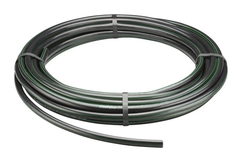 Pro Grade One-Half Inch Drip Irrigation Distribution Tubing Fifty Foot Roll In Black Flexible And Easy To Unroll