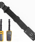 Magnetic Hanger Kit For Fluke Multimeters With Strap And Clip, showing durable strap, magnet, attached to Fluke multimeters.