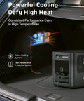 Solid Alternator Charger To Quickly Juice Up Your Portable Power Station With Six Times Faster Output And No Sweat Plug And Play Setup For Weekend Adventures And Long Drives, showing cooling system and power connections.