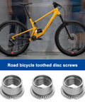 10 Piece Bicycle Chainring Screws And Crank Bolts Kit For Mountain Road And Folding Bikes Durable Carbon Steel Chainring Fasteners
