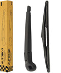 Badass Off Road Rear Wiper Arm And Blade Kit For Jeep Wrangler Jk 2007 2017 in packaging with blade and arm visible.
