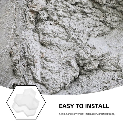 Maple Leaf Concrete Brick Mold Set 2 Pieces Reusable Stepping Stone Paver for Garden Patio Lawn Walkway DIY friendly outdoor hardscaping.