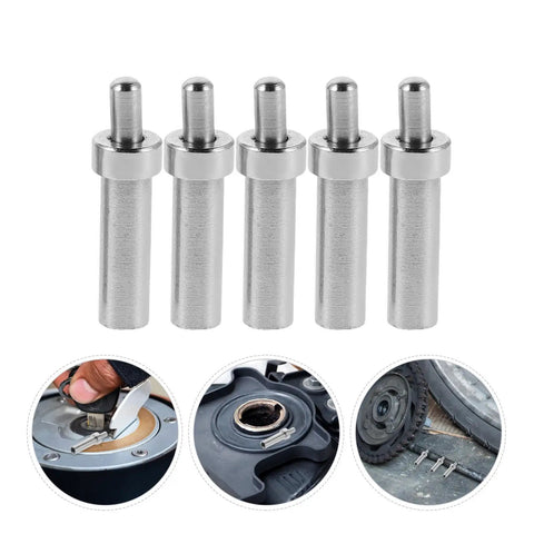 Honda Gas Cap Pin Kit 10 Pcs With Alloy Guide Dowel And Spring Holder For Motorcycle Fuel Tank Alignment And Cap Repair, 10 metal pins