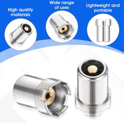4 Piece 510 Thread Magnetic Adapter Kit Universal Threaded Screw Converter For Soldering Irons And Circuit Board Repairs