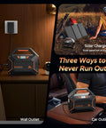 155Wh Solar Generator Kit With 30W Panel Included Portable Power Station For Camping Off Grid Emergency Backup featured