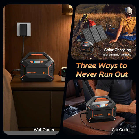 155Wh Solar Generator Kit With 30W Panel Included Portable Power Station For Camping Off Grid Emergency Backup featured