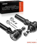 Front Outer Tie Rod End Fits Chrysler Neon 2000 2002, PT Cruiser 2001 2010, Dodge Neon 1995 2005 SX 2.0 2003 2005, Plymouth Neon 1995 2001 Left and Right Replacement, black steel pair with hardware