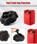 Vent Gas Cap For Boat Fuel Tank Replacement Marine Manual Fuel Tank Cap 62150110 with red portable fuel tank and seal function