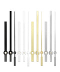 Dope Multicolor Clock Hands Set for Quartz Wall Clocks 9.84 Inches and Up, Thick Mounting Hole, Modern Aluminum Hands in black, white, gold, silver