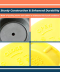 Four detailed views of Brake Fluid Reservoir Cap Replacement For Subaru BRZ Crosstrek Forester Impreza Legacy Outback WRX STI Direct Fit Master Cylinder Tank Cap With Durable Seal And Easy Install.
