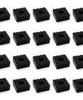Soft Rubber Chair Feet 30x30mm Anti Slip Pads for Hardwood Floors Tile Linoleum, 20 Pack Square Floor Protectors