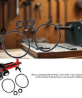 Heavy Duty Log Splitter Seal Kit for 4 to 8 Ton Electric Hydraulic Splitters, rubber pump seals on workbench