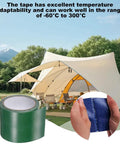 Tent Repair Tape Waterproof Nylon Adhesive Patch Heavy Duty Outdoor Mending Tape Quick Fix For Camping Tent Umbrella