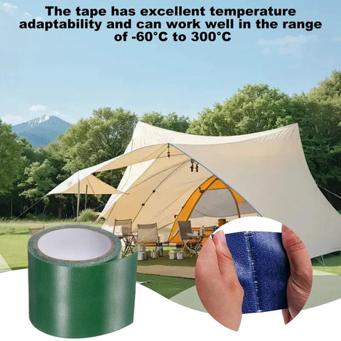 Tent Repair Tape Waterproof Nylon Adhesive Patch Heavy Duty Outdoor Mending Tape Quick Fix For Camping Tent Umbrella