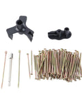 Hardwood Floor Squeak Fix Kit With Squeak No More Tech, Includes 5 Tools And 50 Notched Screws, Carpet And Wood Floor Repair Set