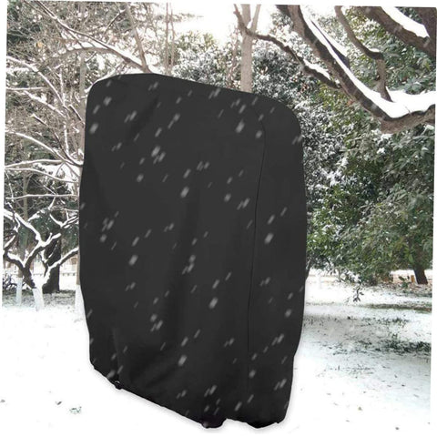 Garden Furniture Cover for Outdoor Table and Chairs, Weather Resistant Protective Shield for Patio, deck in snowy backyard