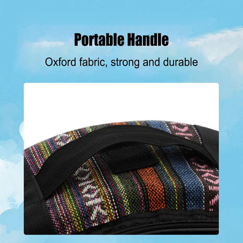 Road Warrior Snare Drum Gig Bag With Padded Shoulder Strap Heavy Duty Oxford Fabric Portable Music Case handle detail