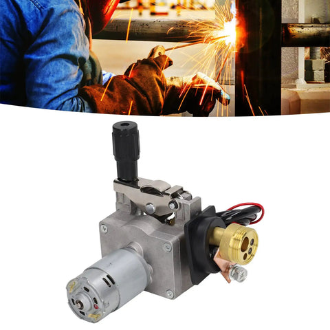 24V MIG MAG Wire Feed Motor For Welding Equipment with compact aluminum body
