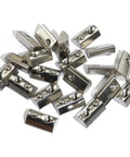 Drop In T Nut Set For Aluminum Extrusion 20 Pcs M6 Thread Spring Nuts with Hammer Head Fasteners shown in nickel-plated carbon steel.