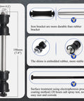 Front Stabilizer Sway Bar End Links For Chevy GMC Silverado Tahoe Suburban Yukon Escalade 2007 2016 OE Replacement Fits Avalanche 2007 2013 And Yukon XL 2007 2016, 198mm steel link
