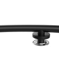 Wave Grab Bar 1.25 Inch Diameter 16 Inch Length Brushed Nickel 18 Gauge Stainless Steel Construction ADA Compliant Durable Bathroom Grab Rail