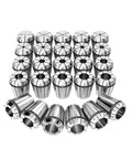 Top Tier Spring Collet Set ER8 ER11 ER16 ER20 ER25 ER32 Fits CNC Milling Lathe And Engraving Machine With Heavy Duty Alloy Steel Chuck.