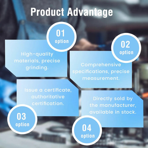 81 Piece Pro Grade Steel Gauge Block Set, Grade B Accuracy, Durable Tool Steel Blocks With Laser-Etched IDs and Traceable Calibration Certificate for Precise Machining, Calibration, and Quality Checks, product advantage graphic