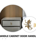 Dresser with Antique Mantis Cabinet Pulls And Drawer Knobs For Dresser Closet Cupboards And Doors In Coffee Brass Finish