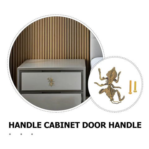 Dresser with Antique Mantis Cabinet Pulls And Drawer Knobs For Dresser Closet Cupboards And Doors In Coffee Brass Finish