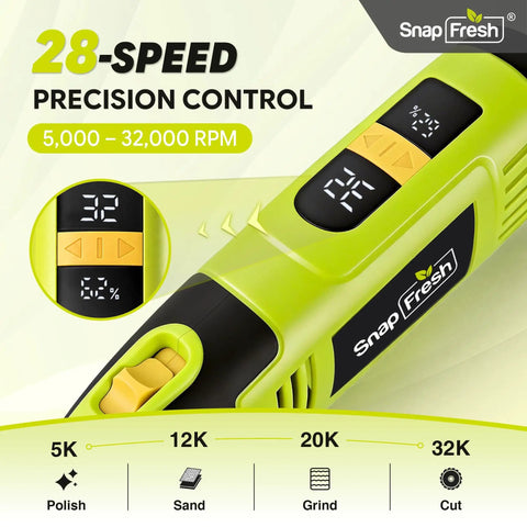 Badass 12V Cordless Rotary Tool Kit Delivers Slick Variable Speed Control with digital display for precision DIY projects.